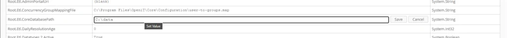 A screenshot of Open iT Web Interface