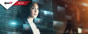 professional analyzing digital data and system interfaces, representing how open it supports seamless and secure data migration for organizations moving to advanced software management solutions.