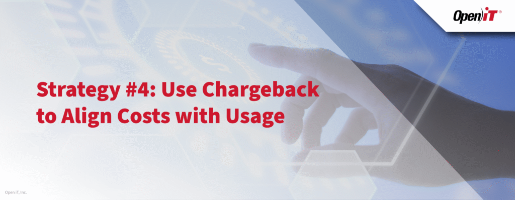 Open iT visualization showing a hand interacting with digital financial interface, illustrating chargeback strategy to optimize software license renewal and align costs with actual software usage.