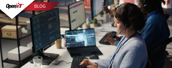 Open iT software asset management team analyzing usage data and usage intelligence dashboards to support FinOps initiatives, federal agencies, vendor negotiations, and budget constraints.