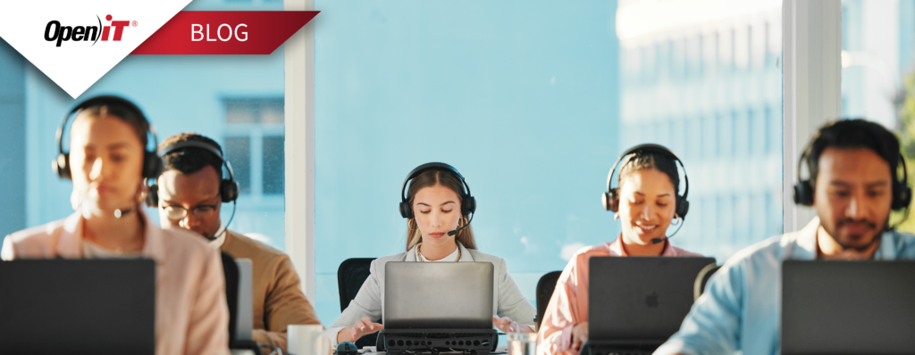 federal software asset management team using laptops and headsets to monitor software usage, improve license control, and support compliance across government systems